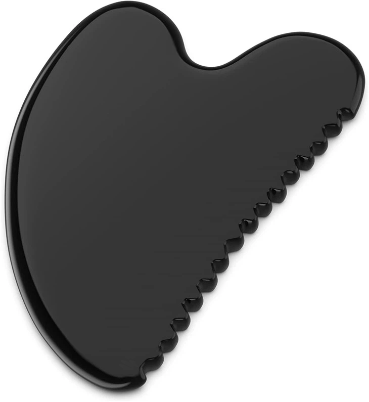 Bian wòch obsidian gua sha masaj zouti