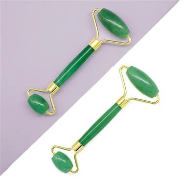 100% natirèl Jade figi roulo masaj pou figi & je