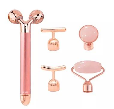 5 nan 1 Rose Quartz Jade Facial Massage Jade Woulo