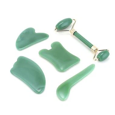 5 pake Gua Sha Facial roulo zouti masaj mete