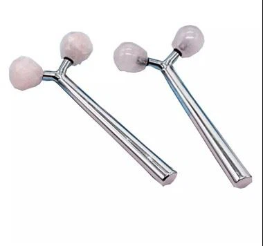 Natirèl woz Rose Quartz Facial Massager Jade Roller Set