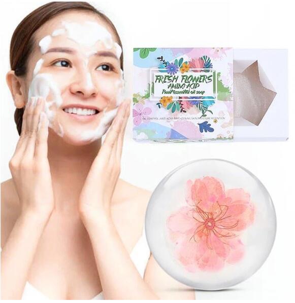Transparan kristal amine asid savon