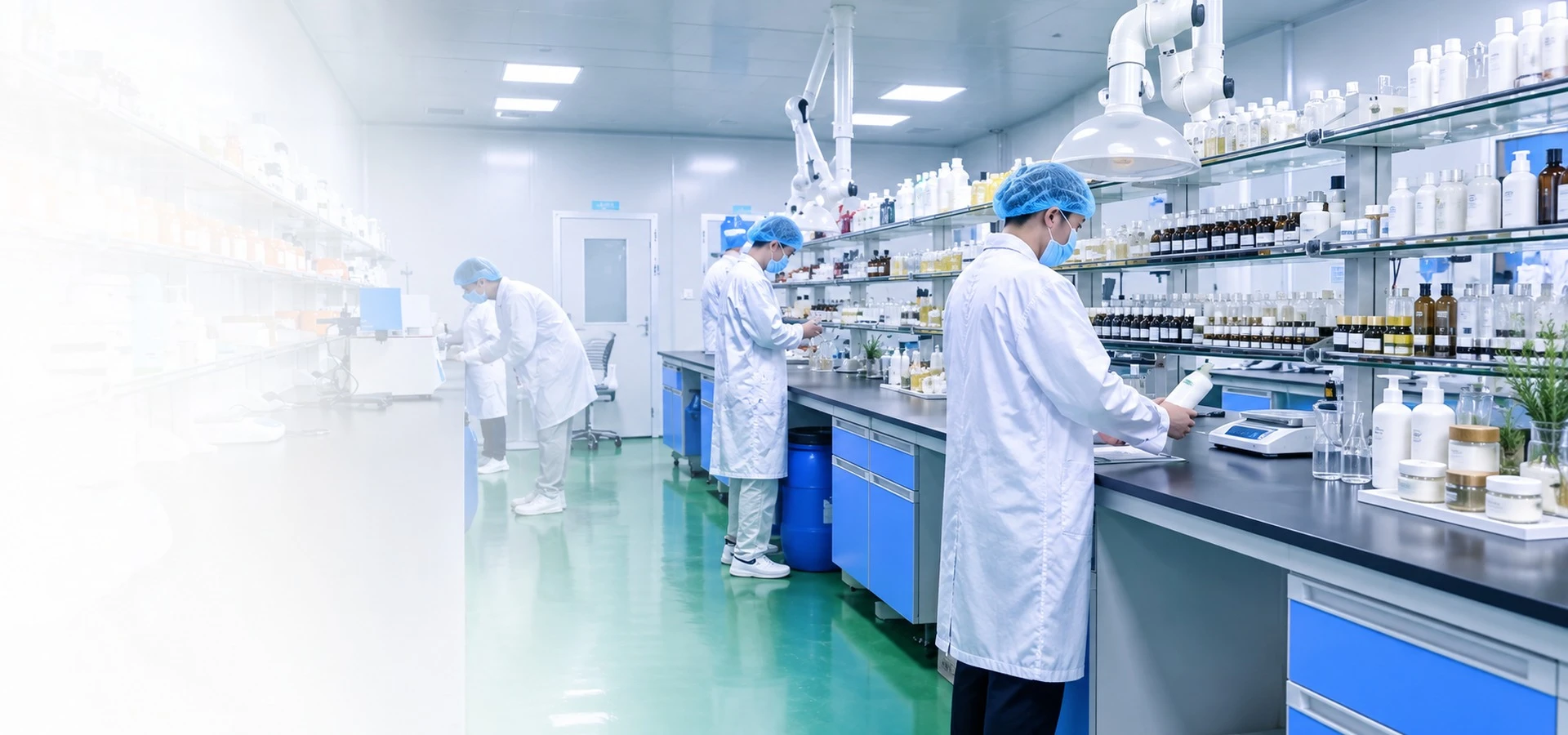 Private label body care formula development and product testing laboratory in China